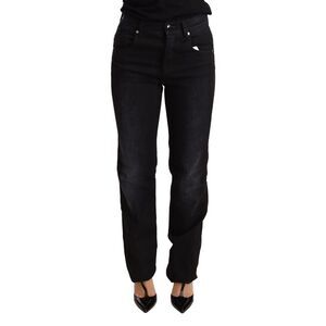 Ermanno Scervino StraightLeg Jeans Women Black Jeans & Pants